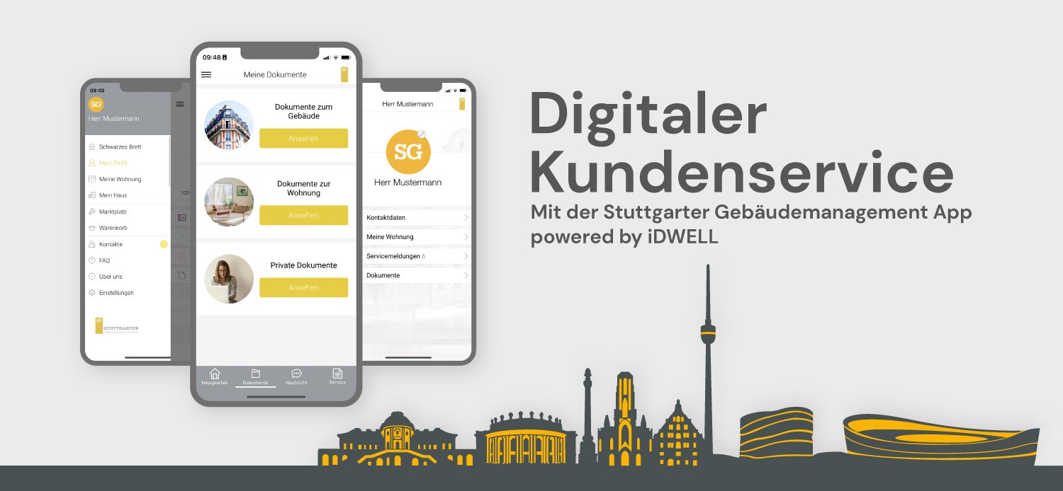 
Digitaler Kundenservice der Hausverwaltung – Stuttgarter Gebäudemanagement